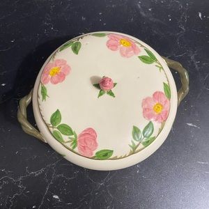 Vintage Franciscan Desert Rose Large Vegetable Dish w/Lid